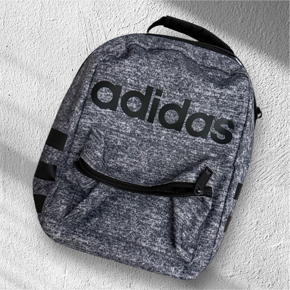 Adidas Gray and Black LunchBag